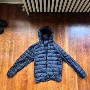 Men's Navy Puffer Jacket